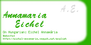 annamaria eichel business card