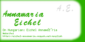 annamaria eichel business card